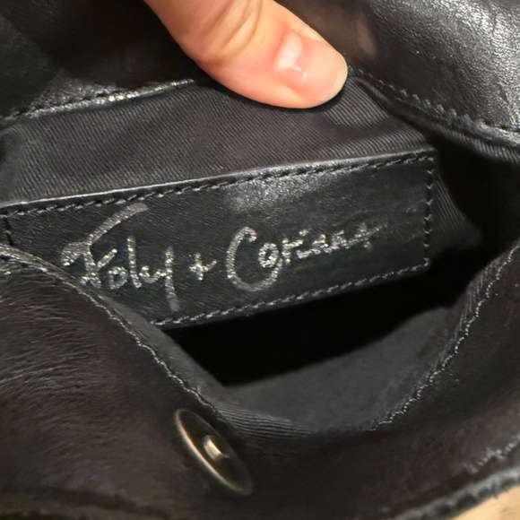 Black Leather Foley & Corinna Crossbody - Picture 5 of 5